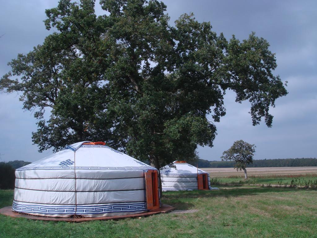 Yourte Nomade-Lodge Les Ecrennes Экстерьер фото